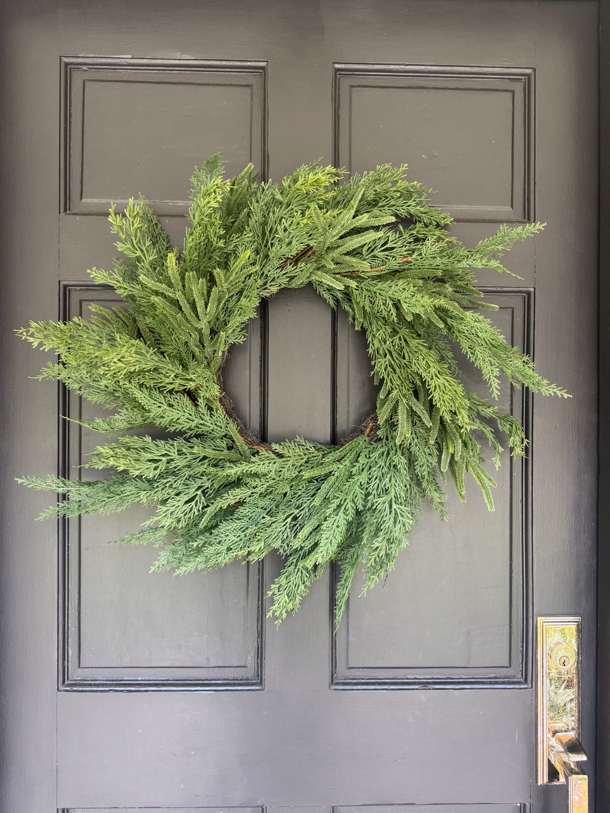 Norfolk & Cypress Mixed Real Touch Wreath - 24"
