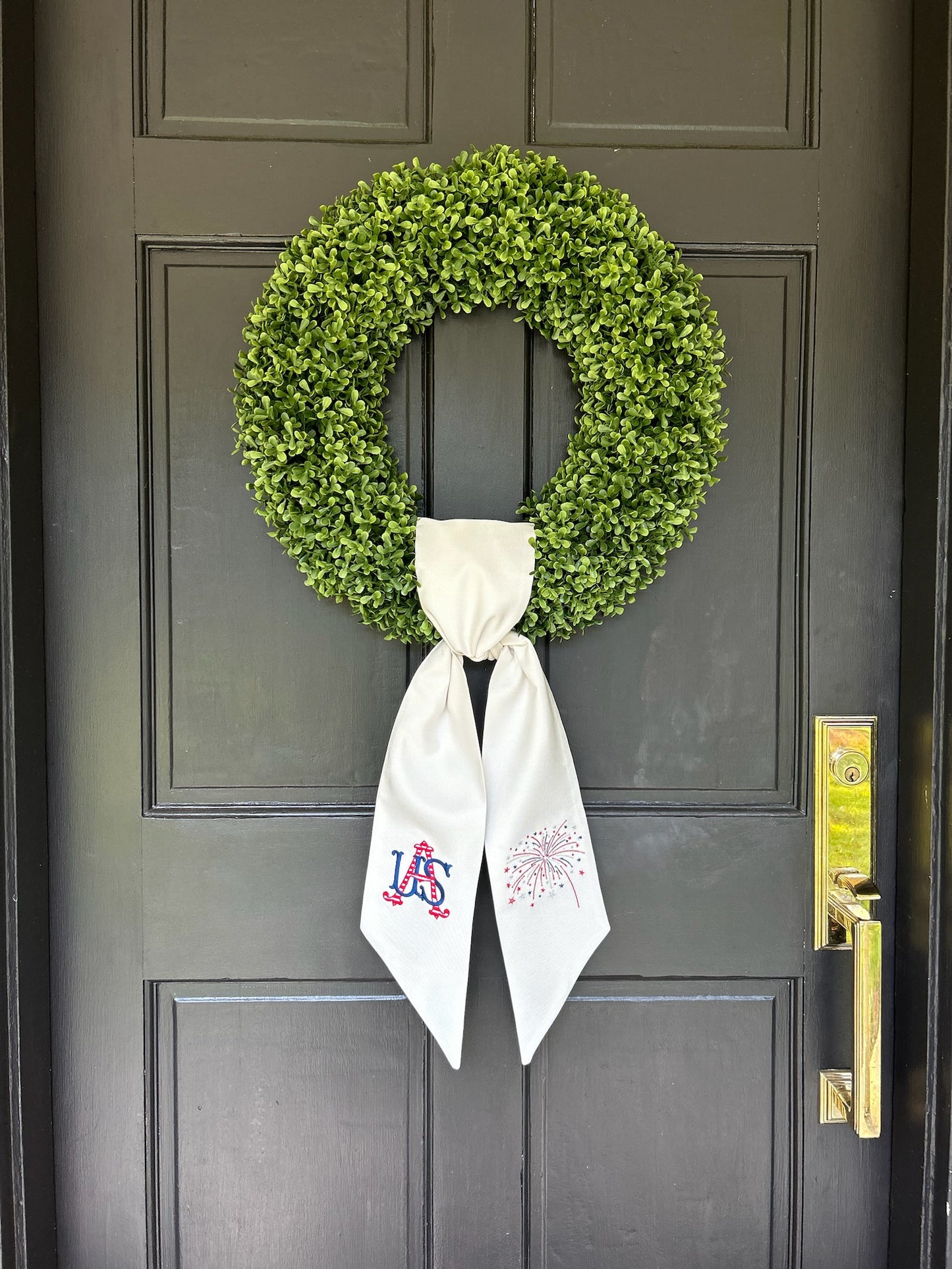 USA/Firework Wreath Sash