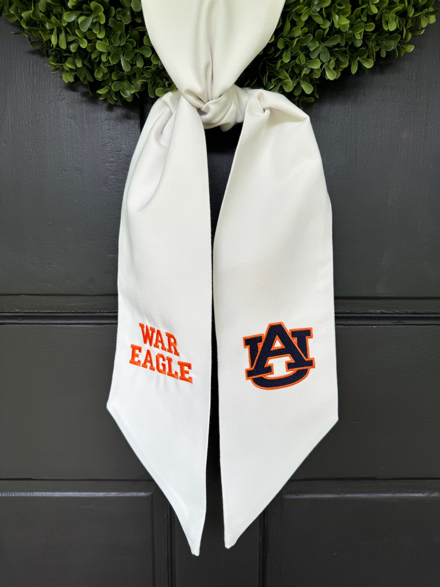 Auburn Wreath Sash
