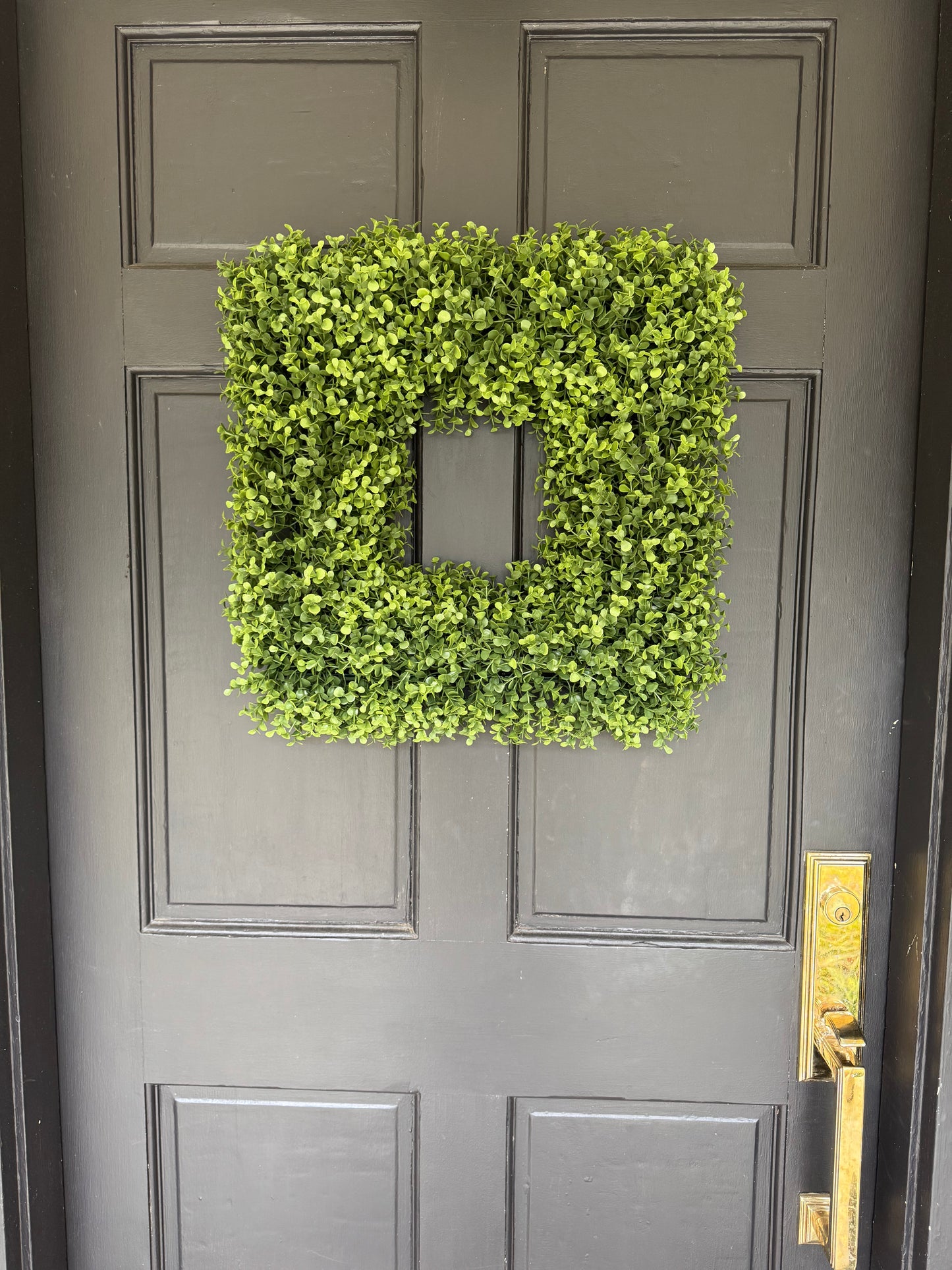 The Square Boxwood Wreath
