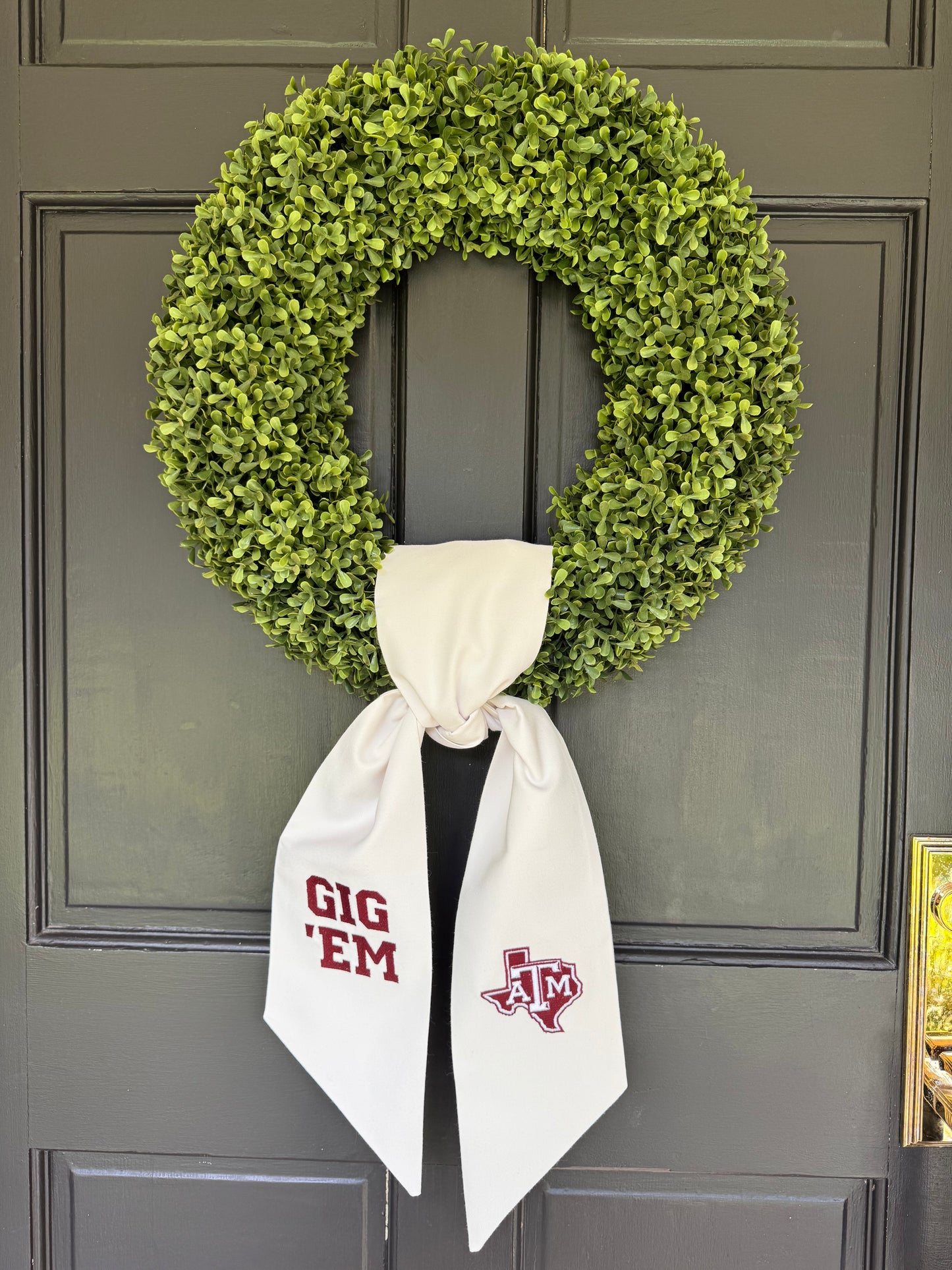 Texas A&M Wreath Sash