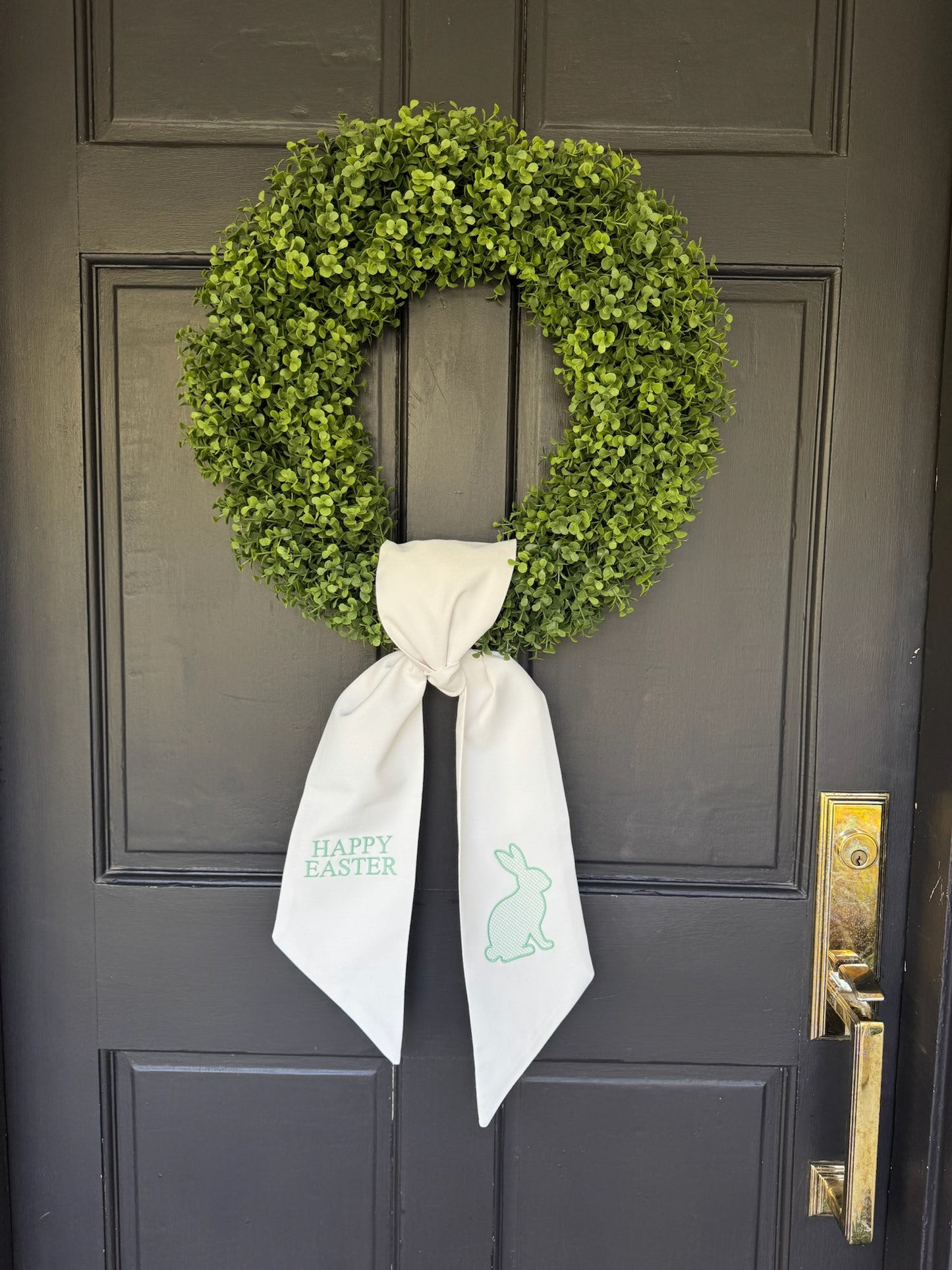 Happy Easter Bunny Wreath Sash