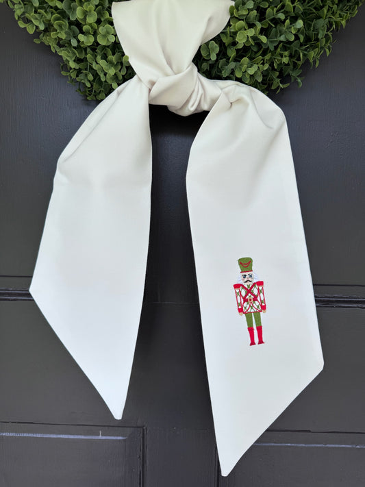 Nutcracker Wreath Sash