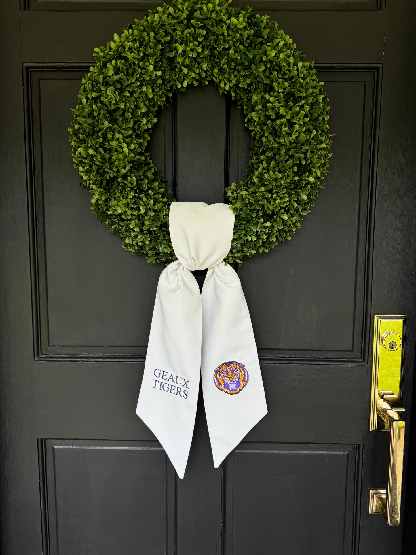 LSU Wreath Sash