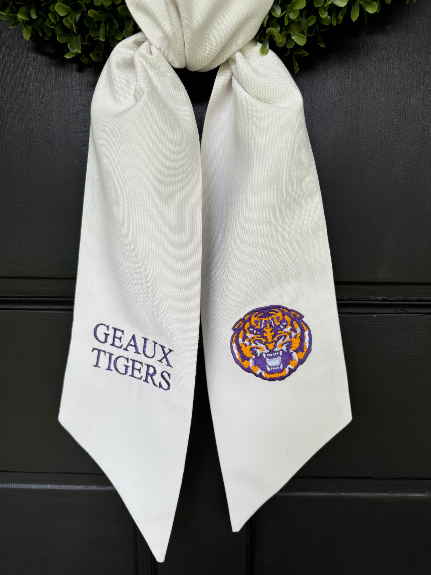 LSU Wreath Sash