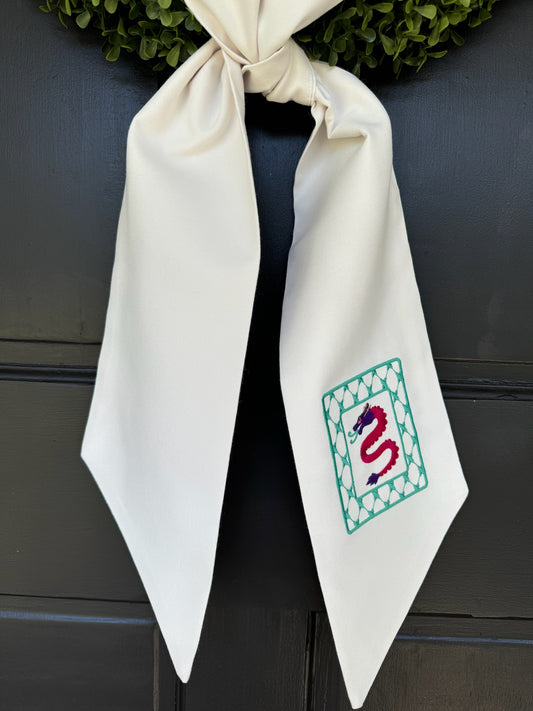 Mahjong Wreath Sash