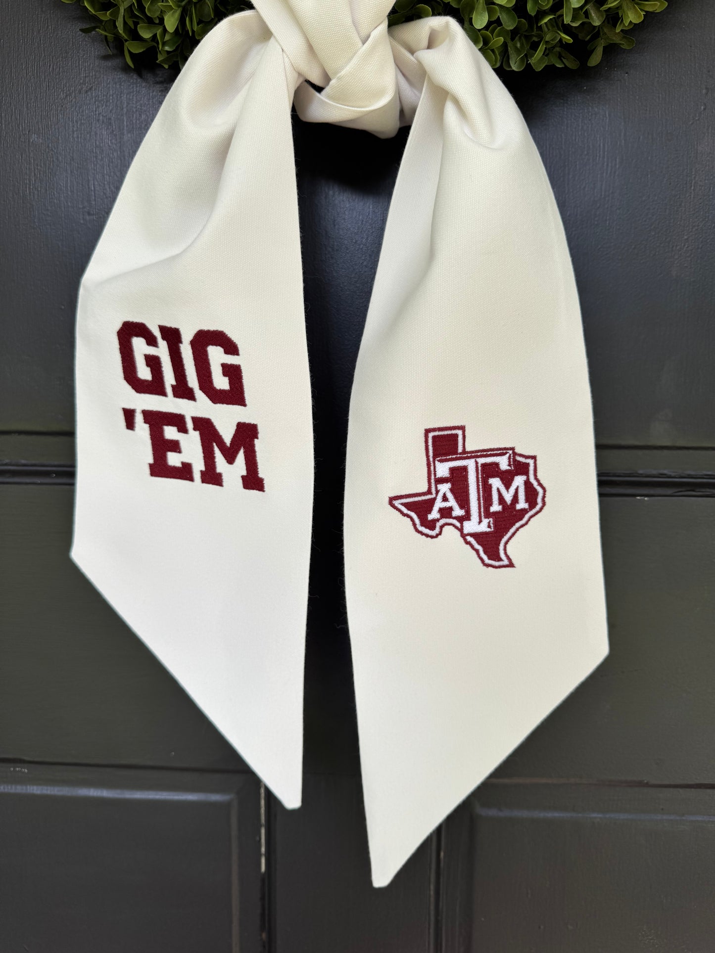 Texas A&M Wreath Sash